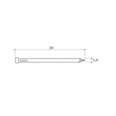 Bognarszeg 5Kg/Csom. 16*30 mm