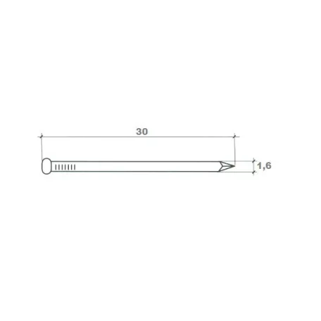 Bognarszeg 5Kg/Csom. 16*30 mm