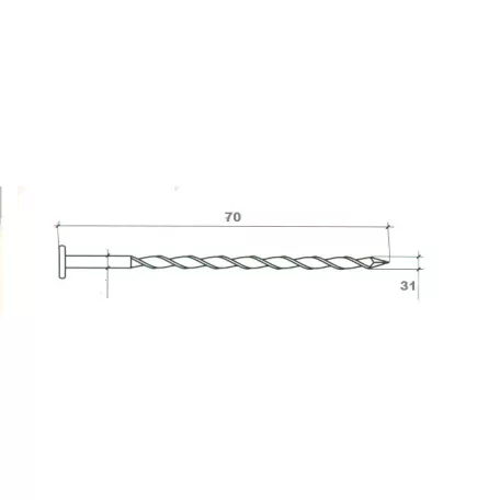 Csavartszeg 1 Kg/Cs 35*70 mm