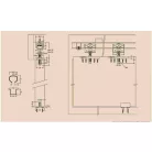 Tolóajtó Görgőkészlet 70Kg Ajtóhoz Sf-P70