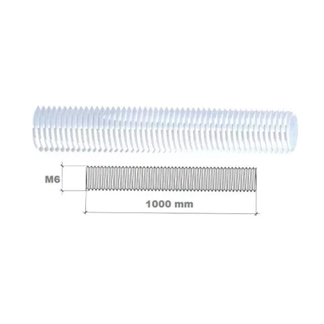 Menetes Szár M 6 Horg.