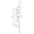 Bascule Ablakrúdzár Rúddal 5 db/Csg 3346/175