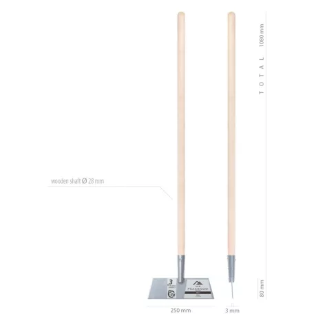 Prosperplast Jégtörő 250 mm Acél Nyelezett Ice2