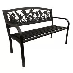 Kerti Pad Fekete/Duck/ T:250Kg 18Kg 128*58*90 cm