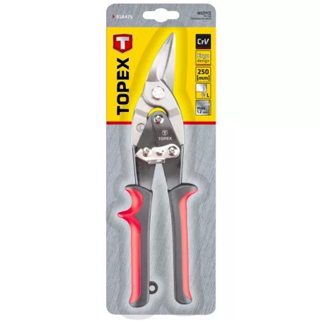 TOPEX Lemezolló 250 mm Bal