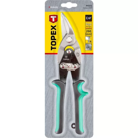 TOPEX Lemezolló 250 mm Jobb