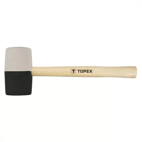 TOPEX Gumikalapács 63 mm 680Gr. Feh-Fek