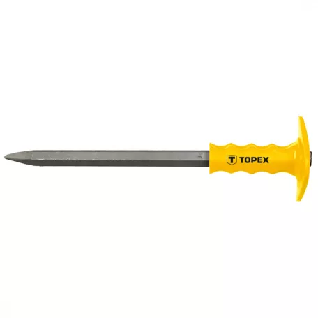 TOPEX Falvéső Hegyes 400*19 mm Kézvédővel