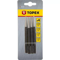 TOPEX Stiftkiütő Készlet 4R. 0,8-3,2 mm
