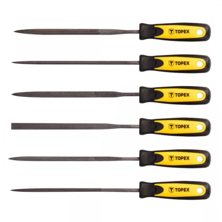 TOPEX Tűreszelő Készlet 6R. 3*150 mm