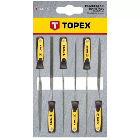 TOPEX Tűreszelő Készlet 6R. 3*150 mm
