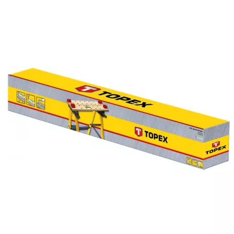 TOPEX Állitható Munkapad 600 mm M:100Kg