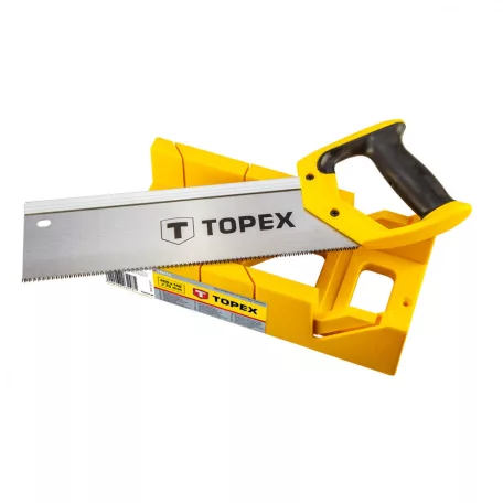 TOPEX Illesztőfűrész 300 mm 9Tpi Műa.Gérládával