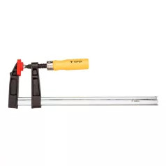 TOPEX Gyorscsavarszoritó 80*300 mm Fanyelü