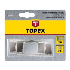 MÁGNESES CSEMPETARTÓ KÉSZLET 4DB TOPEX