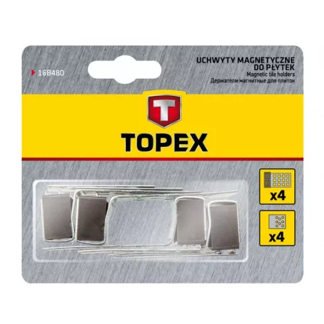 TOPEX Mágneses Csempetartó Készlet 4 db