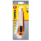 TOPEX Pvc Kés 18 mm Fémbetétes Törd.Auto