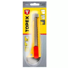 TOPEX Pvc Kés 18 mm Fémbetétes Törd.Peng