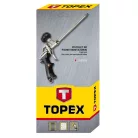 TOPEX Kinyomópisztoly Purhabhoz Fém Fekete