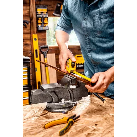 TOPEX Mérőszalag 5M/19 mm Shiftlock Sárga