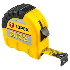 TOPEX Mérőszalag 10M/25 mm Shiftlock Sár