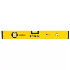 TOPEX Vizmérték 400 mm 2Libellás Sárga
