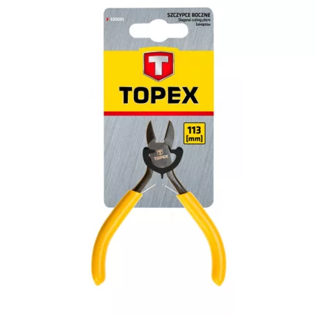 TOPEX Műszerész Oldalcsípőfogó 113 mm