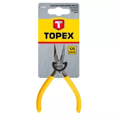 TOPEX Műszerész Laposfogó H.Egyenes 125 mm