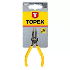 TOPEX Műszerész Fogó H.Hajlított 125 mm
