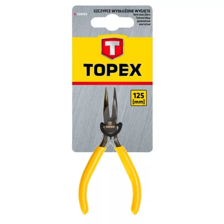 TOPEX Műszerész Fogó H.Hajlított 125 mm