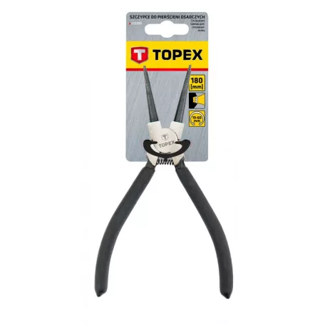 TOPEX Seegergyűrüfogó 180 mm 19-60 mm B.E.