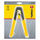 TOPEX Krimpelőfogó 185 mm 6P,8P