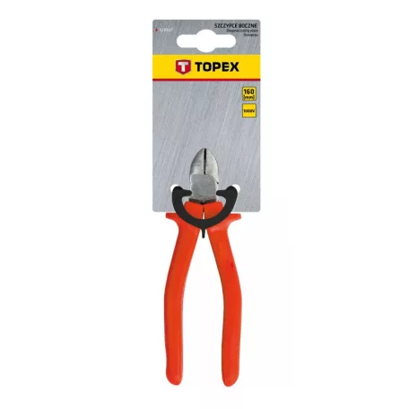 TOPEX Oldalcsipőfogó 160 mm Szigetelt 1000V