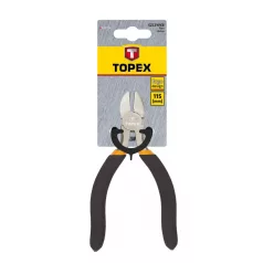 TOPEX Oldalcsipőfogó Műszerész 115 mm