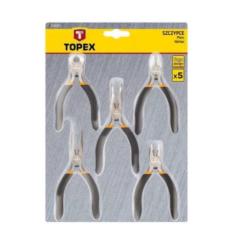 TOPEX Fogókészlet Műszerész 5R. 125 mm