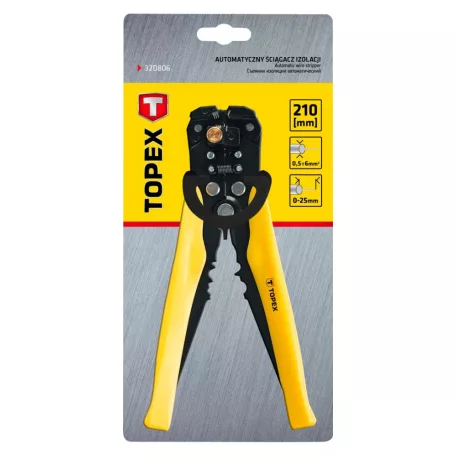 TOPEX Kábelcsupaszitó Fogó 210 mm 0,5-6 mm2