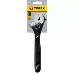 TOPEX Állitható Csavarkulcs 150 mm 0-24 mm