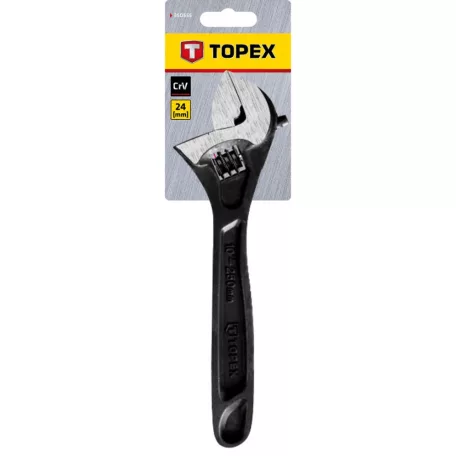 TOPEX Állitható Csavarkulcs 150 mm 0-24 mm