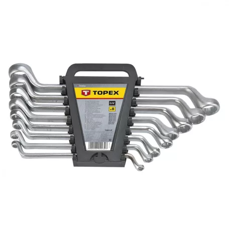 TOPEX Csillagkulcs Készlet 8R. 6-22 mm Crv