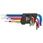 TOPEX Imbuszkulcs Klt. 9R. 1,5-10 mm Szines