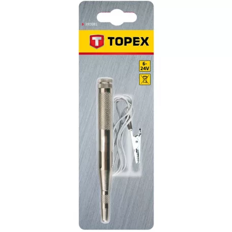 TOPEX Fázisceruza 115 mm 6-24V Autó,Jármű