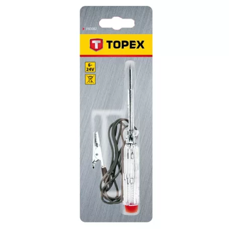 TOPEX Fázisceruza 140 mm 6-24V Autó,Jármű