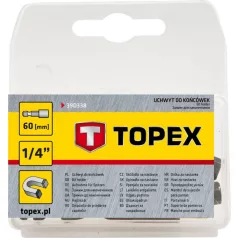 TOPEX Bithegyhez Hajtószár 1/4" 60 mm Mágn.