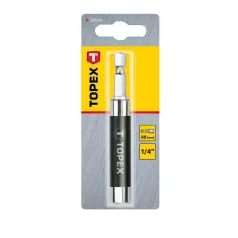 TOPEX Bithegyhez Hajtószár 1/4" Mágnes. 80 mm