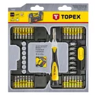 TOPEX Bit És Dugókulcs Klt.Racsnis Hajtós 37R.