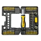 TOPEX Bit És Dugókulcs Klt.Racsnis Hajtós 38R.