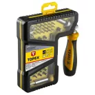 TOPEX Bit És Dugókulcs Klt.Racsnis Hajtós 68R.