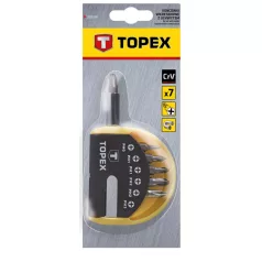 TOPEX Bit Készlet 7R.Tartó Mágnes.
