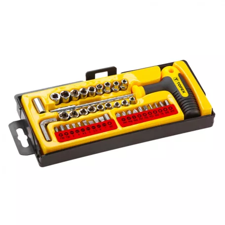TOPEX Bit Készlet 41R. T-Alaku + 40 Betét