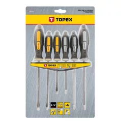 TOPEX Csavarhúzó Klt. 6R. Mágneses